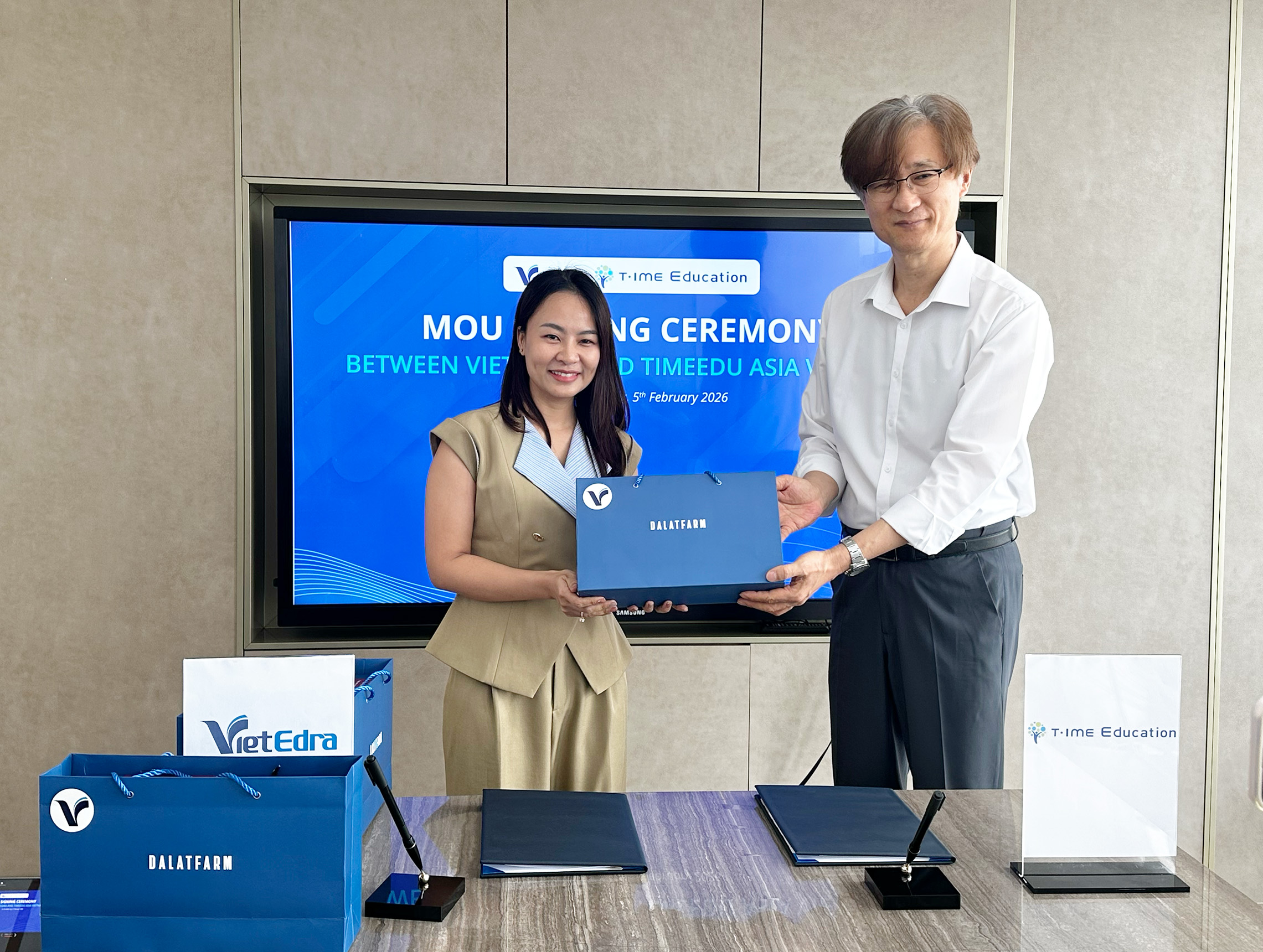 The signing reflects a long-term commitment to strategic implementation and educational impact in Vietnam. 